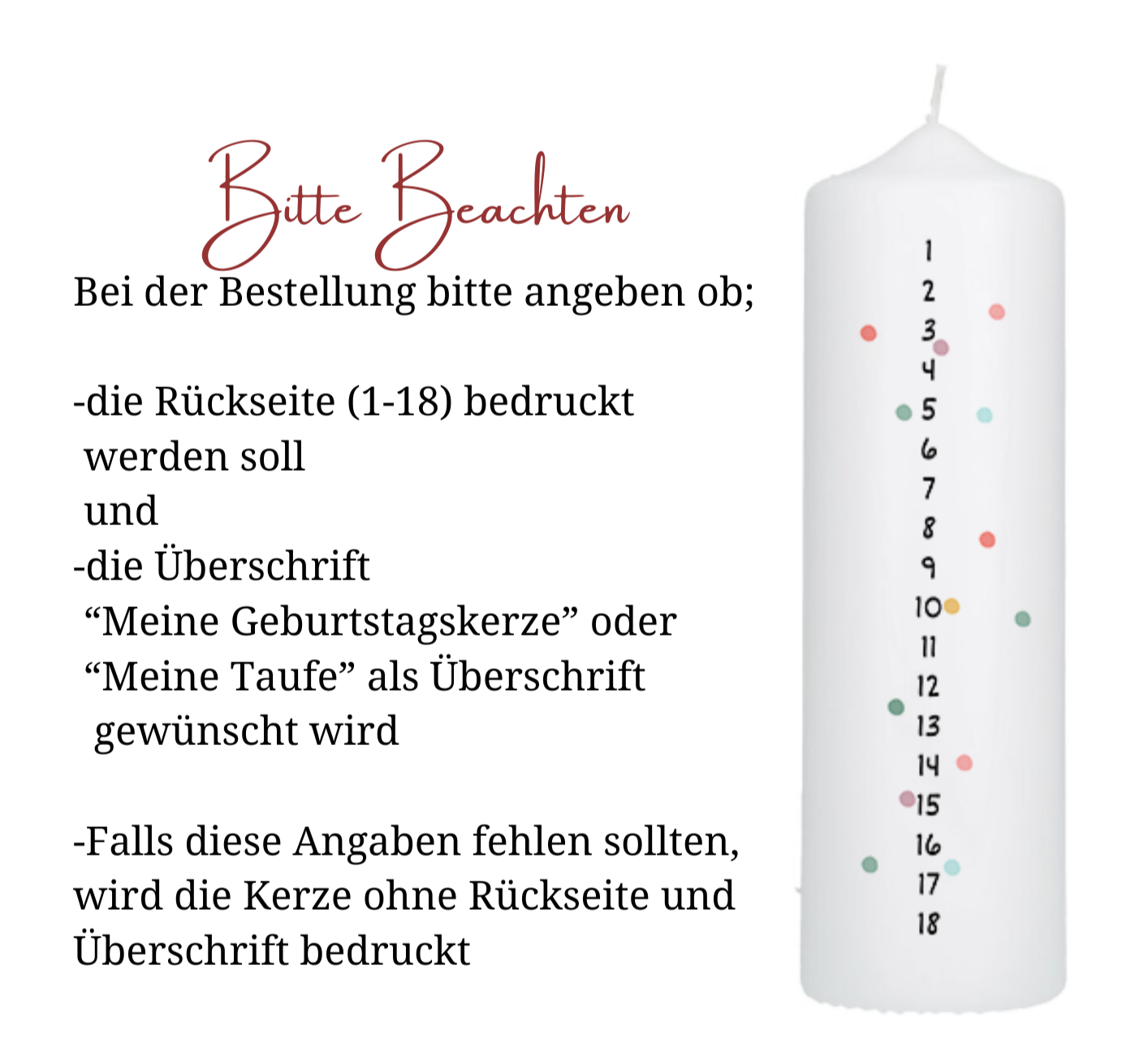 Geburtstagskerze Kinder, Kindergeburtstag, Geburtstagskerze, Geburtskerze, Kerze Geburtstag Kind, Lebenskerze, 1. Geburtstag