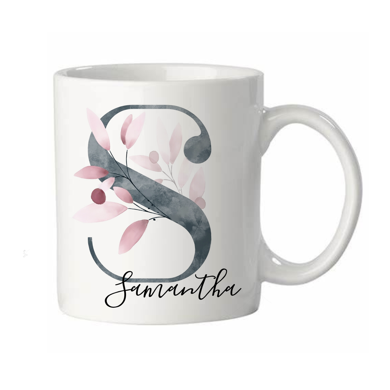 Personalisierte Tasse mit Namen, Buchstaben und Wunschtext