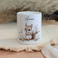 Personalisierte Spardose Kind Geschenk Geburt Taufe Geburtstag Waldtiere Geldgeschenk Baby Kinder Keramik Sparbüchse