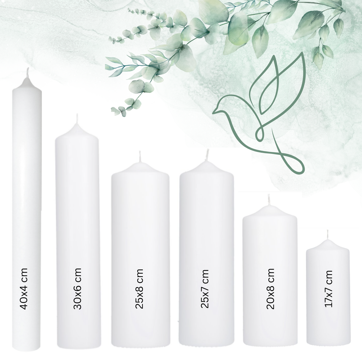 Kommunionskerze Regenbogen Taufkerze personalisiert | Kerze zur Kommunion & Konfirmation Taufe |Für  Mädchen Kommunionkerze Patenkerze