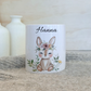 Personalisierte Spardose Kind 003 Geschenk Geburt Taufe Geburtstag Waldtiere Geldgeschenk Baby Kinder Keramik Sparbüchse
