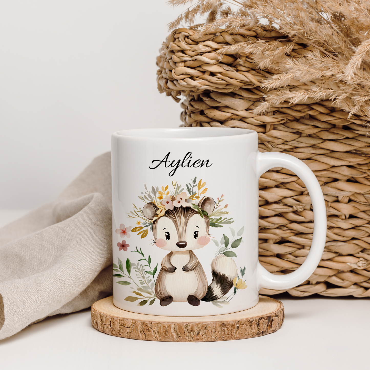 Personalisierte Tasse Kinder |Kindertasse Tiere| Kinderbecher Safari Wald Hof |Kindertasse Junge Mädchen |Geschenkidee Kinder (Kopie)