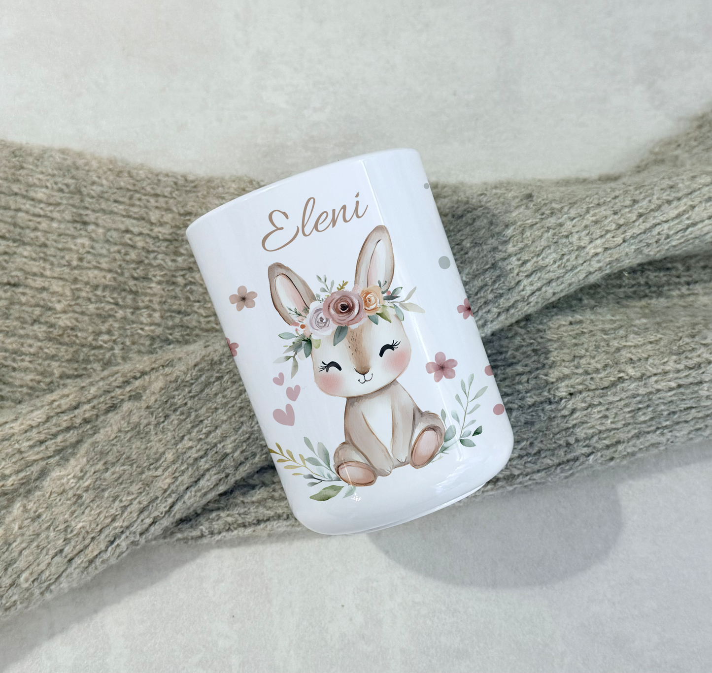 Kinderbecher Tiere, Trinkbecher aus Kunststoff, personalisiert mit Namen,Kindergartenkinder, Zahnputzbecher