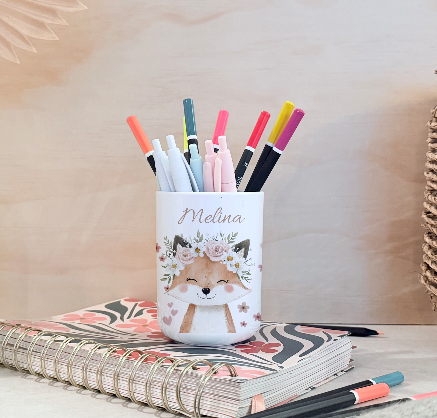 Kinderbecher Tiere, Trinkbecher aus Kunststoff, personalisiert mit Namen,Kindergartenkinder, Zahnputzbecher