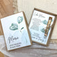 Personalisiertes Geldgeschenk Fisch Taube zur Firmung, Kommunion, Konfirmation, Jugendweihe – Geschenkbox mit Reagenzglas im Boho-Stil