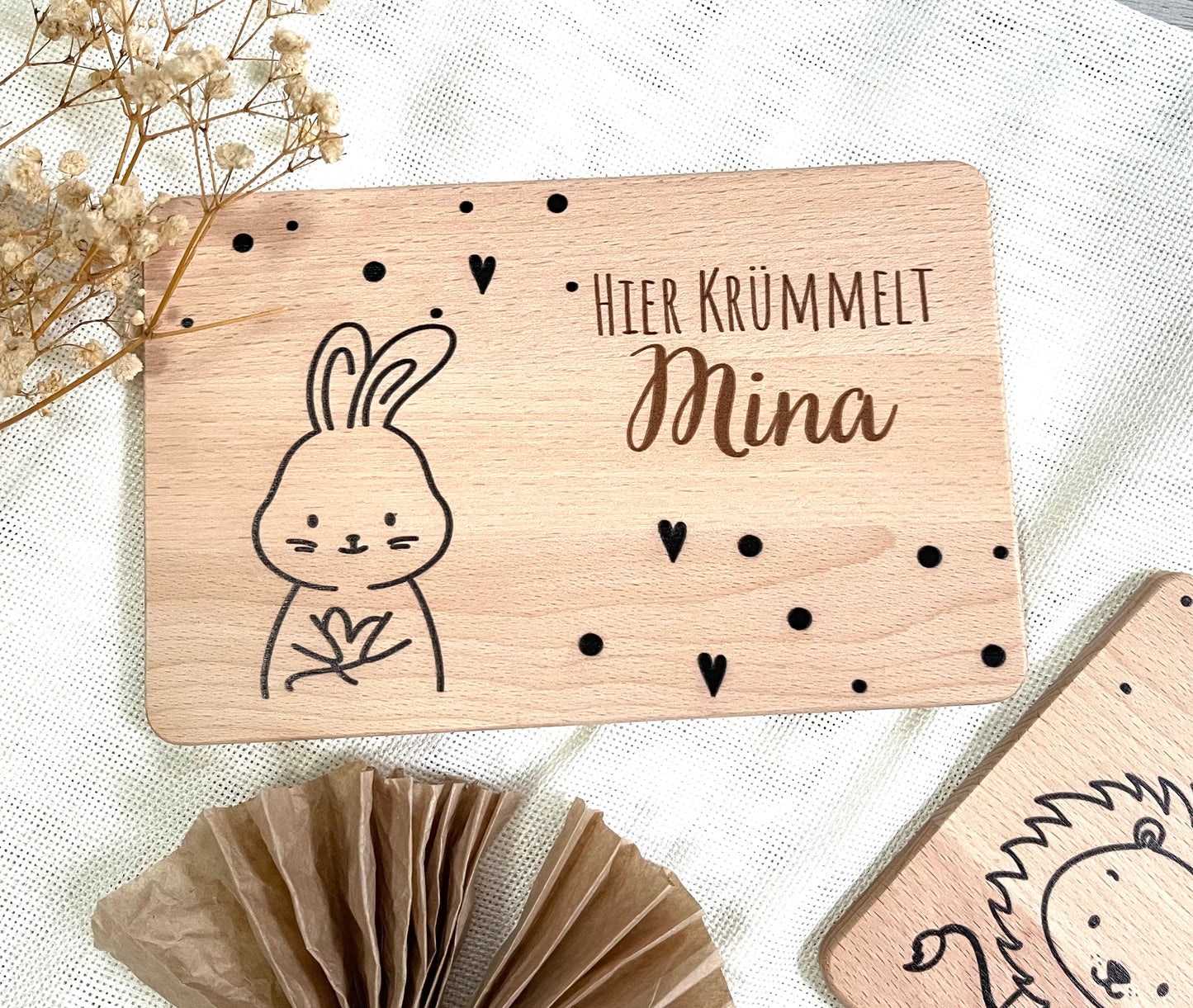 Frühstücksbrettchen Kinder, Baby Geschenk, Brettchen personalisiert, Geburtstagsgeschenk, Frühstücksbrett, Taufgeschenk, 1. Geburtstag