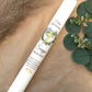 Kommunionskerze Taufkerze Eukalyptus Kreuz Gold personalisiert | Kerze zur Kommunion & Konfirmation Taufe |Für Jungen/ Mädchen Kommunionkerze Patenkerze