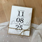 Personalisiertes Geldgeschenk zur Hochzeit-– Geschenkbox mit Reagenzglas &  im Boho-Stil – Hochzeitsgeschenk für Brautpaar