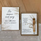 Personalisiertes Geldgeschenk zur Hochzeit-– Geschenkbox mit Reagenzglas &  im Boho-Stil – Hochzeitsgeschenk für Brautpaar