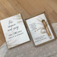 Personalisiertes Geldgeschenk zur Hochzeit-– Geschenkbox mit Reagenzglas &  im Boho-Stil – Hochzeitsgeschenk für Brautpaar