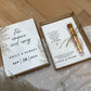 Personalisiertes Geldgeschenk zur Hochzeit-– Geschenkbox mit Reagenzglas &  im Boho-Stil – Hochzeitsgeschenk für Brautpaar