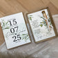 Personalisiertes Geldgeschenk zur Hochzeit-– Geschenkbox mit Reagenzglas &  im Boho-Stil – Hochzeitsgeschenk für Brautpaar