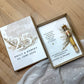 Personalisiertes Geldgeschenk zur Hochzeit- Silberne Hochzeit – Geschenkbox mit Reagenzglas &  im Boho-Stil – Hochzeitsgeschenk für Brautpaar