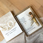 Personalisiertes Geldgeschenk zur Hochzeit- Goldene Hochzeit – Geschenkbox mit Reagenzglas &  im Boho-Stil – Hochzeitsgeschenk für Brautpaar