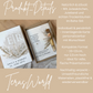 Personalisiertes Geldgeschenk zur Hochzeit-– Geschenkbox mit Reagenzglas &  im Boho-Stil – Hochzeitsgeschenk für Brautpaar