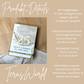 Personalisiertes Geldgeschenk zur Hochzeit- Silberne Hochzeit – Geschenkbox mit Reagenzglas &  im Boho-Stil – Hochzeitsgeschenk für Brautpaar