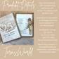 Personalisiertes Geldgeschenk zur Hochzeit- Goldene Hochzeit – Geschenkbox mit Reagenzglas &  im Boho-Stil – Hochzeitsgeschenk für Brautpaar