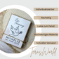 Personalisiertes Geldgeschenk Fisch Taube zur Firmung, Kommunion, Konfirmation, Jugendweihe – Geschenkbox mit Reagenzglas im Boho-Stil