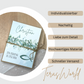 Personalisiertes Geldgeschenk Fisch Taube zur Firmung, Kommunion, Konfirmation, Jugendweihe – Geschenkbox mit Reagenzglas im Boho-Stil