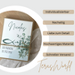 Personalisiertes Geldgeschenk Fisch Taube zur Firmung, Kommunion, Konfirmation, Jugendweihe – Geschenkbox mit Reagenzglas im Boho-Stil