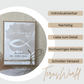 Personalisiertes Geldgeschenk Fisch Taube zur Firmung, Kommunion, Konfirmation, Jugendweihe – Geschenkbox mit Reagenzglas im Boho-Stil