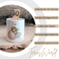 Personalisierte Spardose Kind Geschenk Geburt Taufe Geburtstag Märchenwelt Geldgeschenk Baby Kinder Keramik Sparbüchse Mädchen Fee Märchen