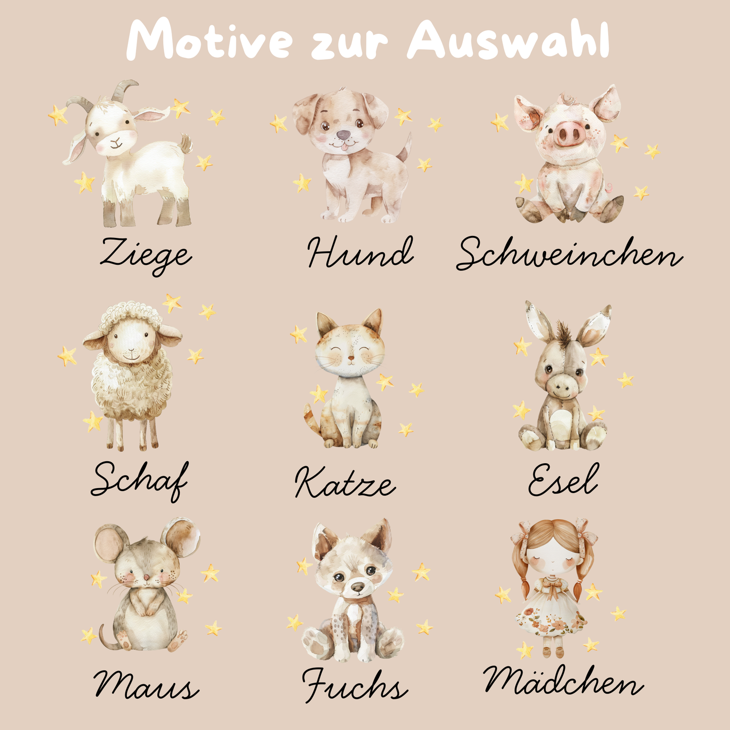 Personalisierte Tasse Kinder |Kindertasse Tiere| Kinderbecher Safari Wald Hof |Kindertasse Junge Mädchen |Geschenkidee Kinder