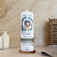 Taufkerze  Löwe  Eukalyptus Floral Für  Jungen und Mädchen