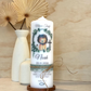 Taufkerze  Löwe  Eukalyptus Floral Für  Jungen und Mädchen