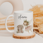 Personalisierte Tasse Kinder Märchenwelt |Kindertasse Tiere| Kinderbecher Safari Wald Hof |Kindertasse Junge Mädchen |Geschenkidee Kinder