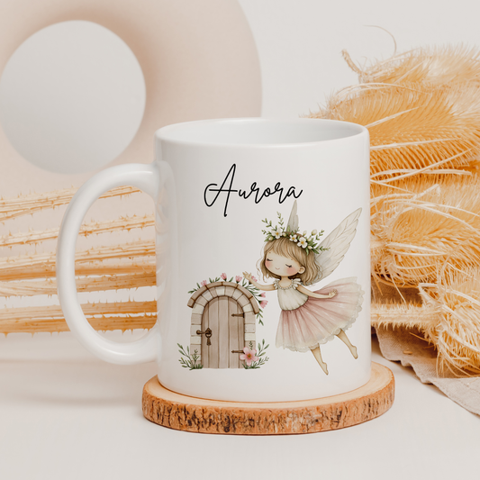Personalisierte Tasse Kinder Märchenwelt |Kindertasse Tiere| Kinderbecher Safari Wald Hof |Kindertasse Junge Mädchen |Geschenkidee Kinder