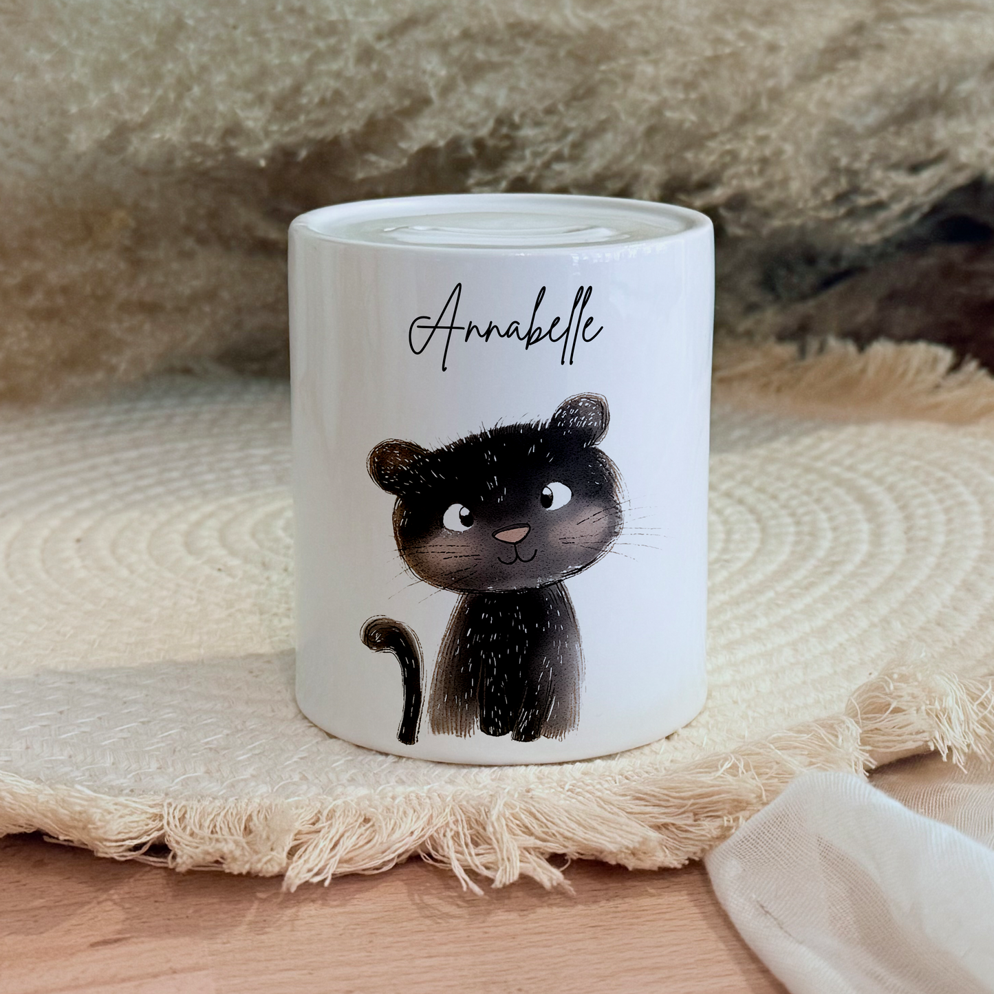 Personalisierte Spardose Kind Geschenk Geburt Taufe Geburtstag Safaritiere Waldtiere Safaritiere Bauernhof Geldgeschenk Baby Kinder Keramik Sparbüchse