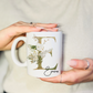 Personalisierte Tasse mit Namen, Buchstaben und Wunschtext