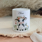 Personalisierte Spardose Kind 006 Geschenk Geburt Taufe Geburtstag Waldtiere Geldgeschenk Baby Kinder Keramik Sparbüchse