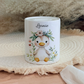 Personalisierte Spardose Kind 006 Geschenk Geburt Taufe Geburtstag Waldtiere Geldgeschenk Baby Kinder Keramik Sparbüchse