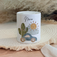 Personalisierte Spardose Kind Geschenk Geburt Taufe Geburtstag Wal Auto Waldtiere Regenbogen Geldgeschenk Baby Kinder Keramik Sparbüchse