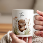 Personalisierte Tasse Kinder |Kindertasse Tiere| Kinderbecher Safari Wald Hof |Kindertasse Junge Mädchen |Geschenkidee Kinder
