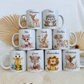 Personalisierte Tasse Kinder |Kindertasse Tiere| Kinderbecher Safari Wald Hof |Kindertasse Junge Mädchen |Geschenkidee Kinder