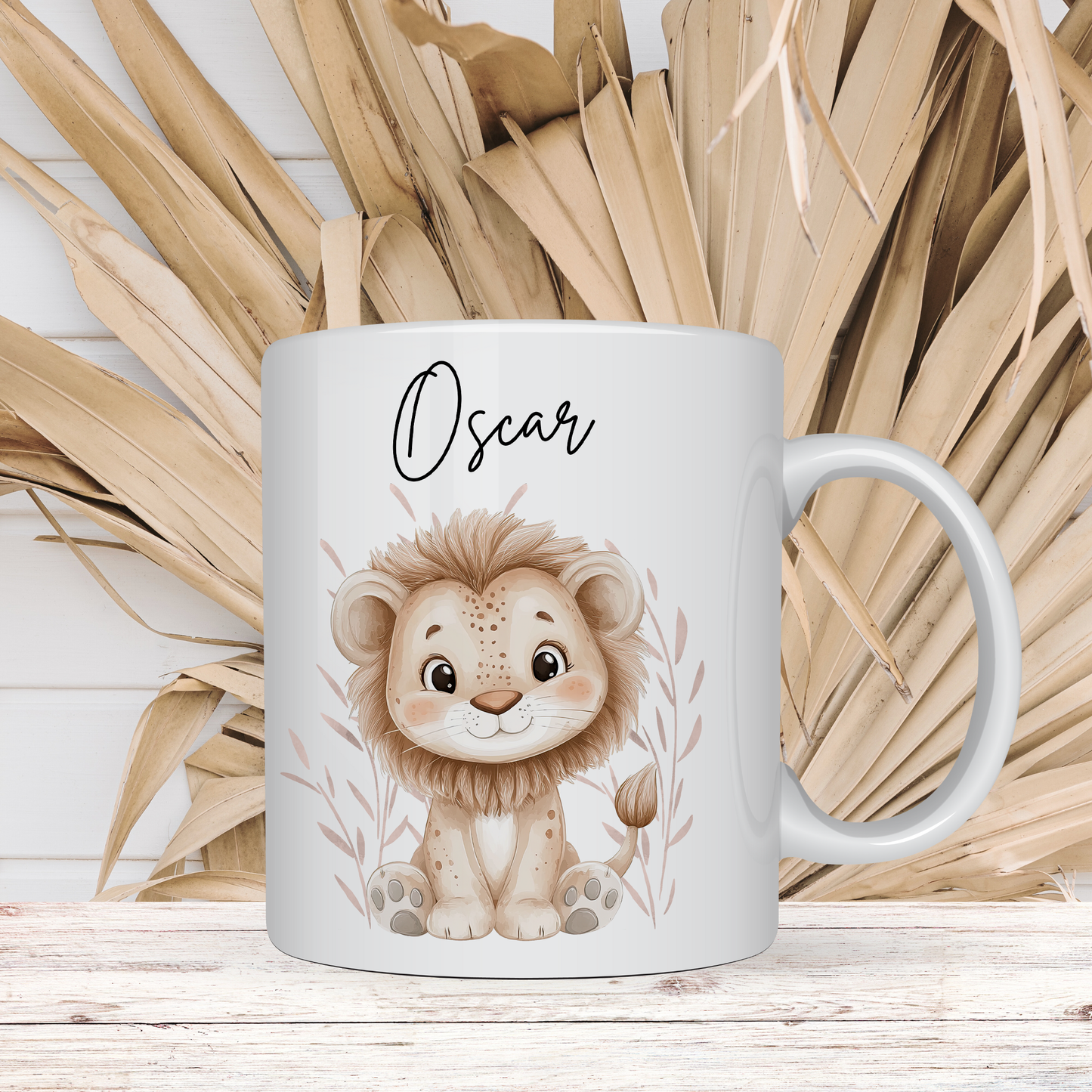 Personalisierte Tasse Kinder |Kindertasse Tiere| Kinderbecher Safari Wald Hof |Kindertasse Junge Mädchen |Geschenkidee Kinder