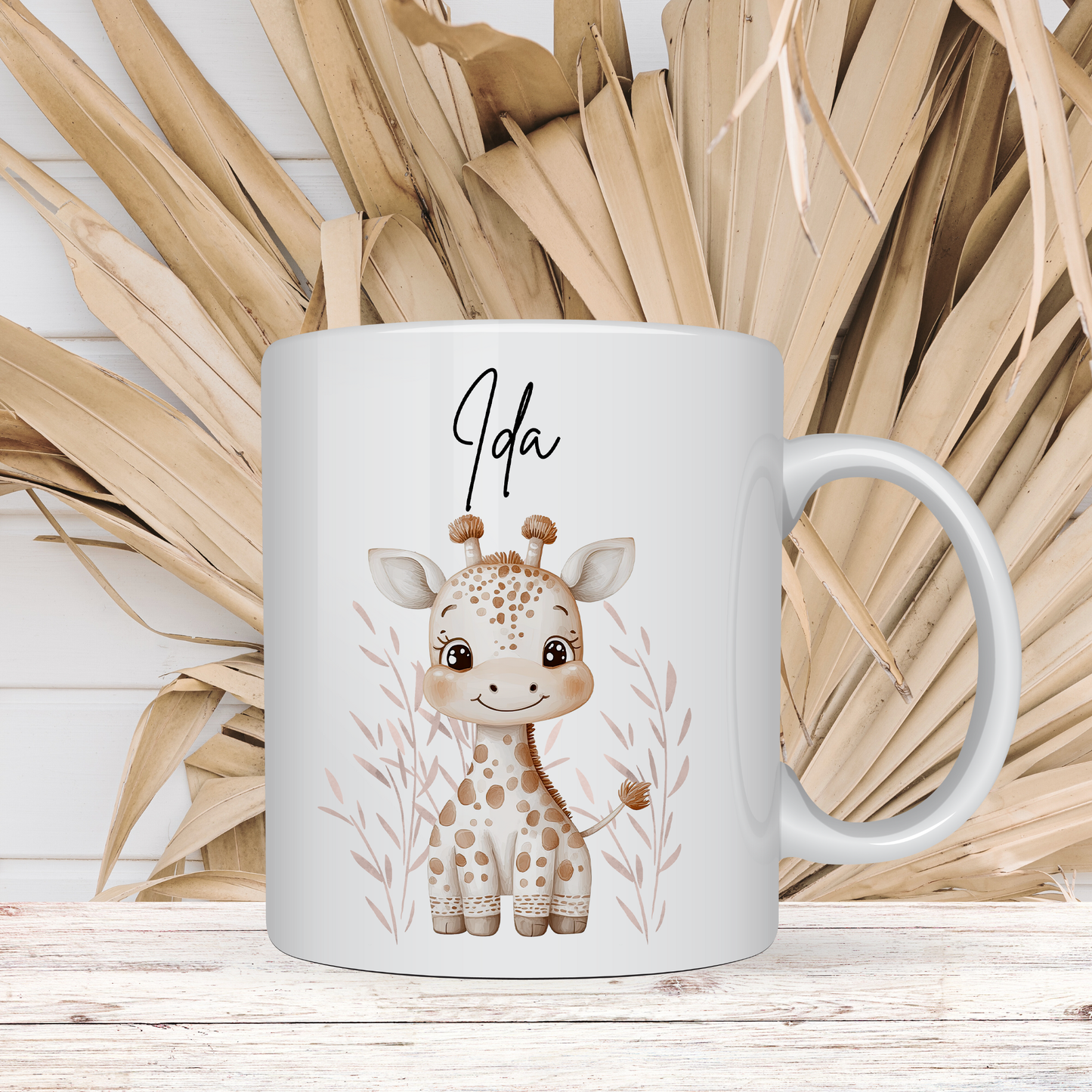 Personalisierte Tasse Kinder |Kindertasse Tiere| Kinderbecher Safari Wald Hof |Kindertasse Junge Mädchen |Geschenkidee Kinder