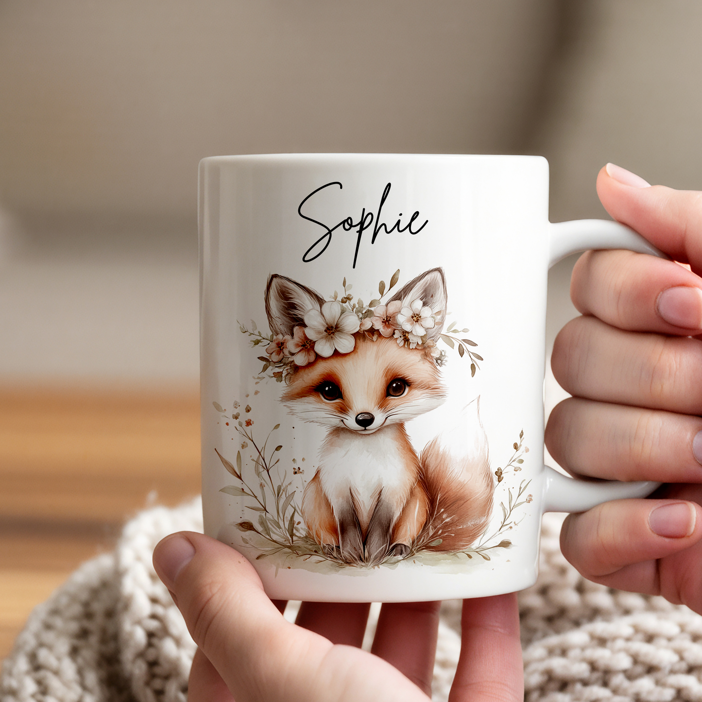 Personalisierte Tasse Kinder |Kindertasse Tiere| Kinderbecher Safari Wald Hof |Kindertasse Junge Mädchen |Geschenkidee Kinder