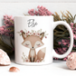 Personalisierte Tasse Kinder Märchenwelt |Kindertasse Tiere| Kinderbecher Safari Wald Hof |Kindertasse Junge Mädchen |Geschenkidee Kinder