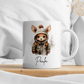 Personalisierte Tasse Kinder |Kindertasse Tiere| Kinderbecher Safari Wald Hof |Kindertasse Junge Mädchen |Geschenkidee Kinder